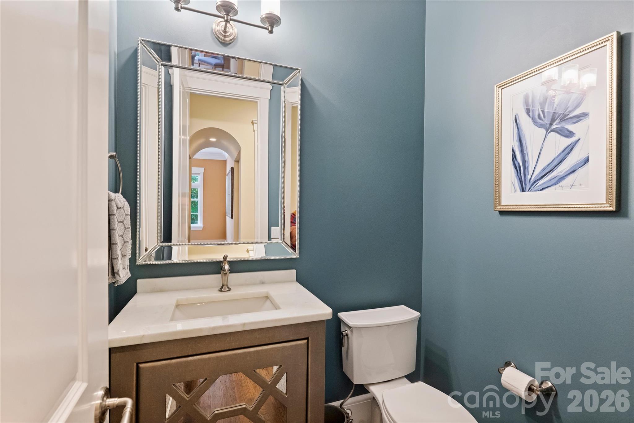 Powder Room - 134 Wellfleet Lane, Mooresville