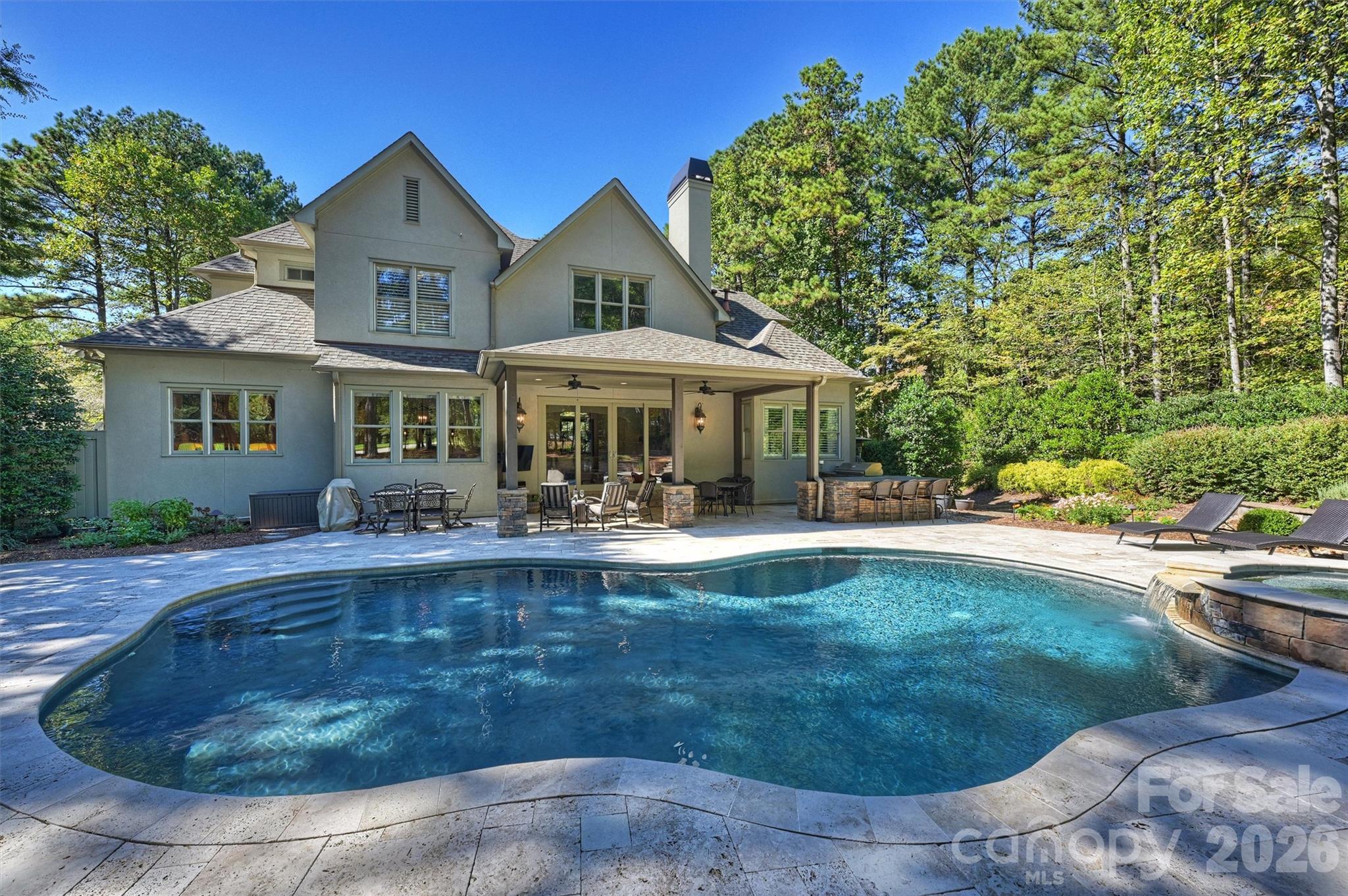 Rear Elevation - 134 Wellfleet Lane, Mooresville