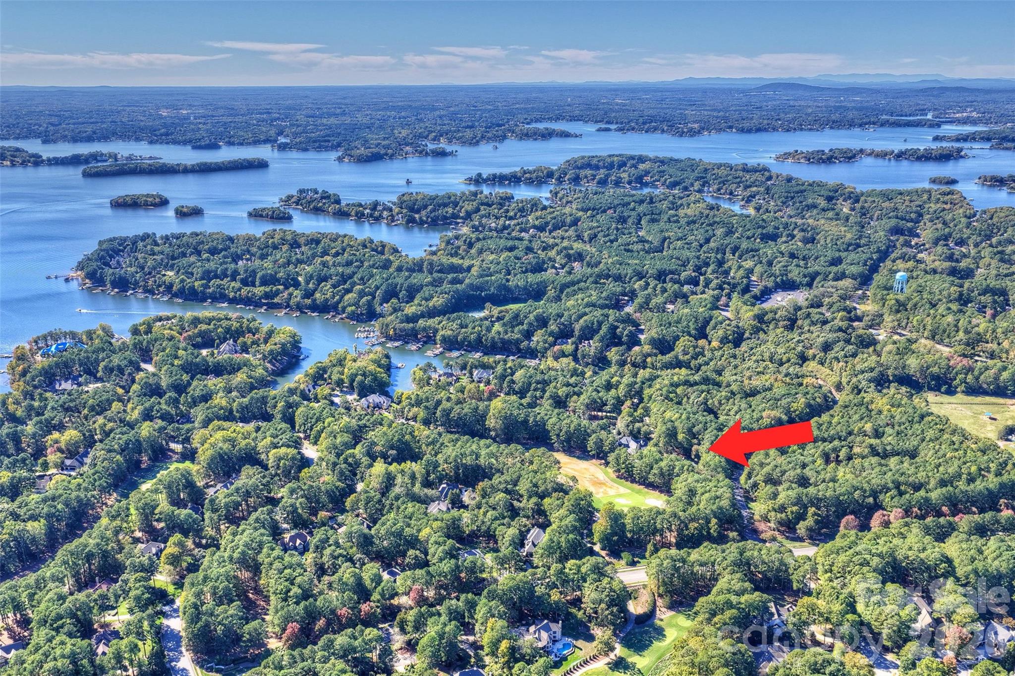 High Aerial - 134 Wellfleet Lane, Mooresville