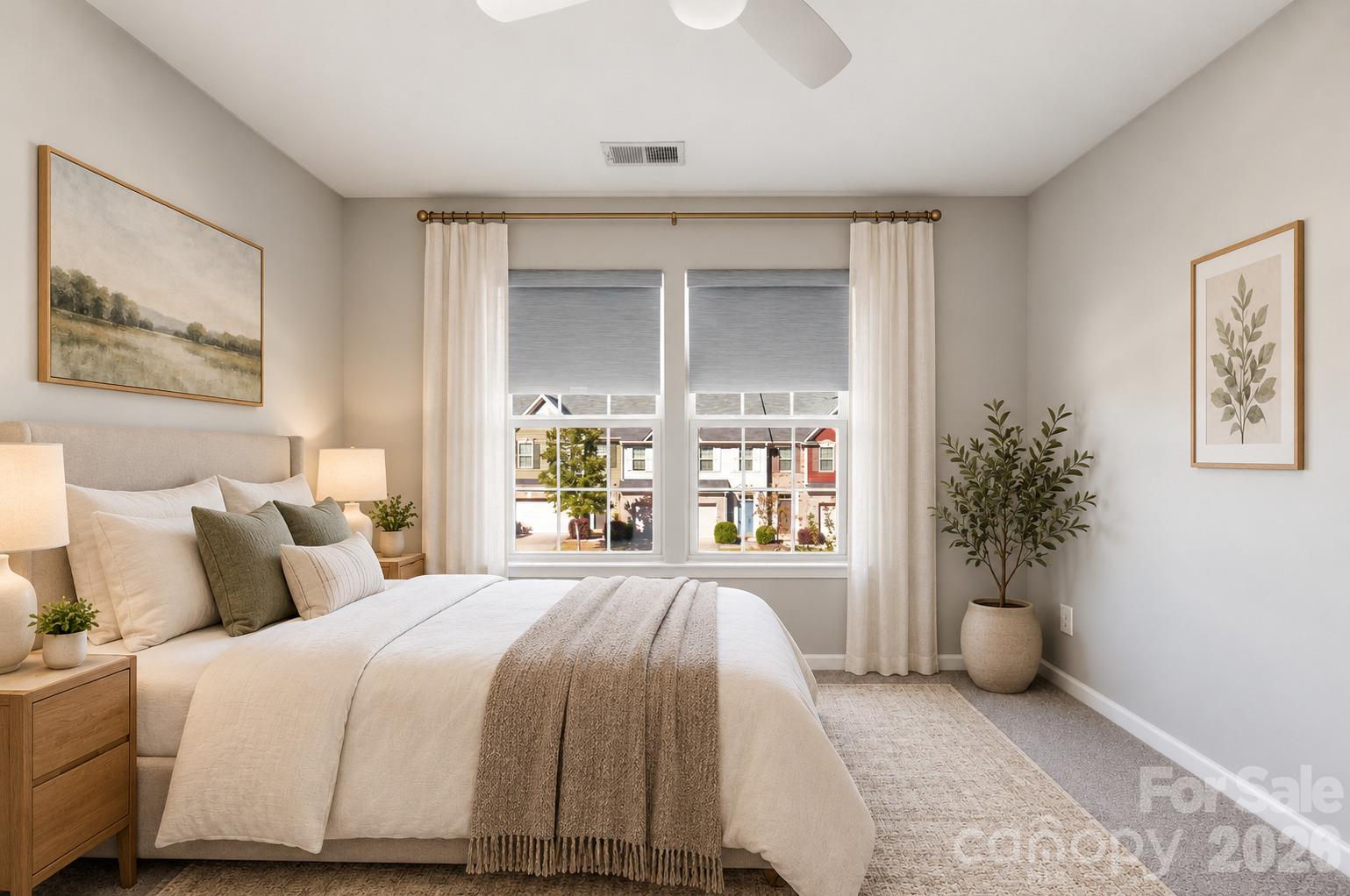 Virtually staged - 1823 Fleetwood Drive, Charlotte