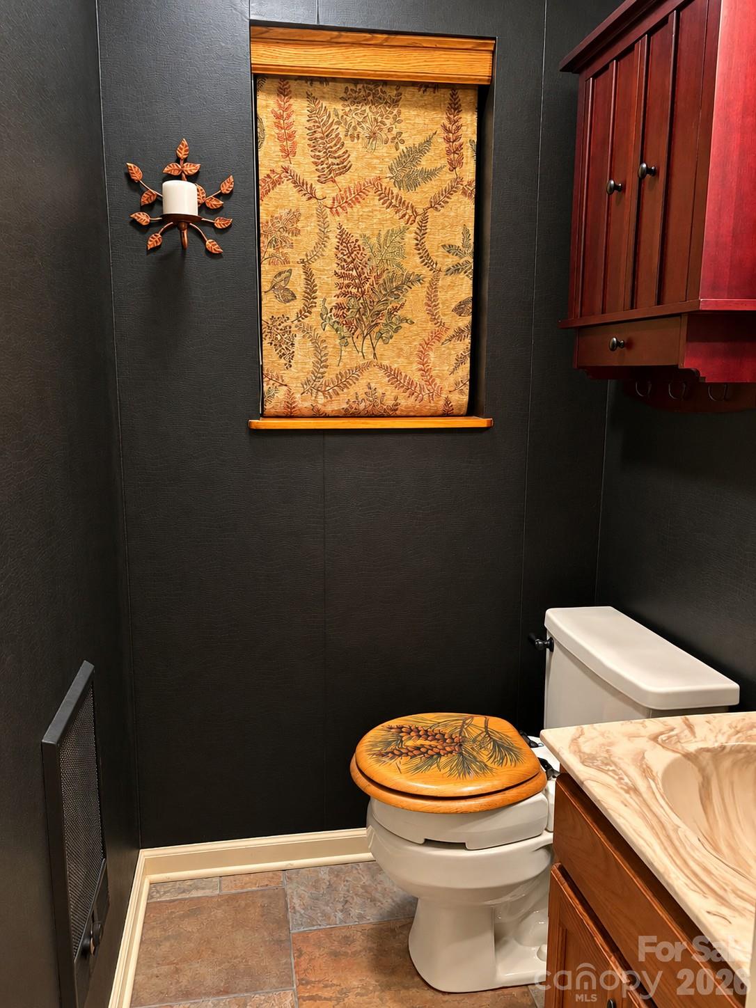 Main level half bath - 224 Viking Trail, Hendersonville