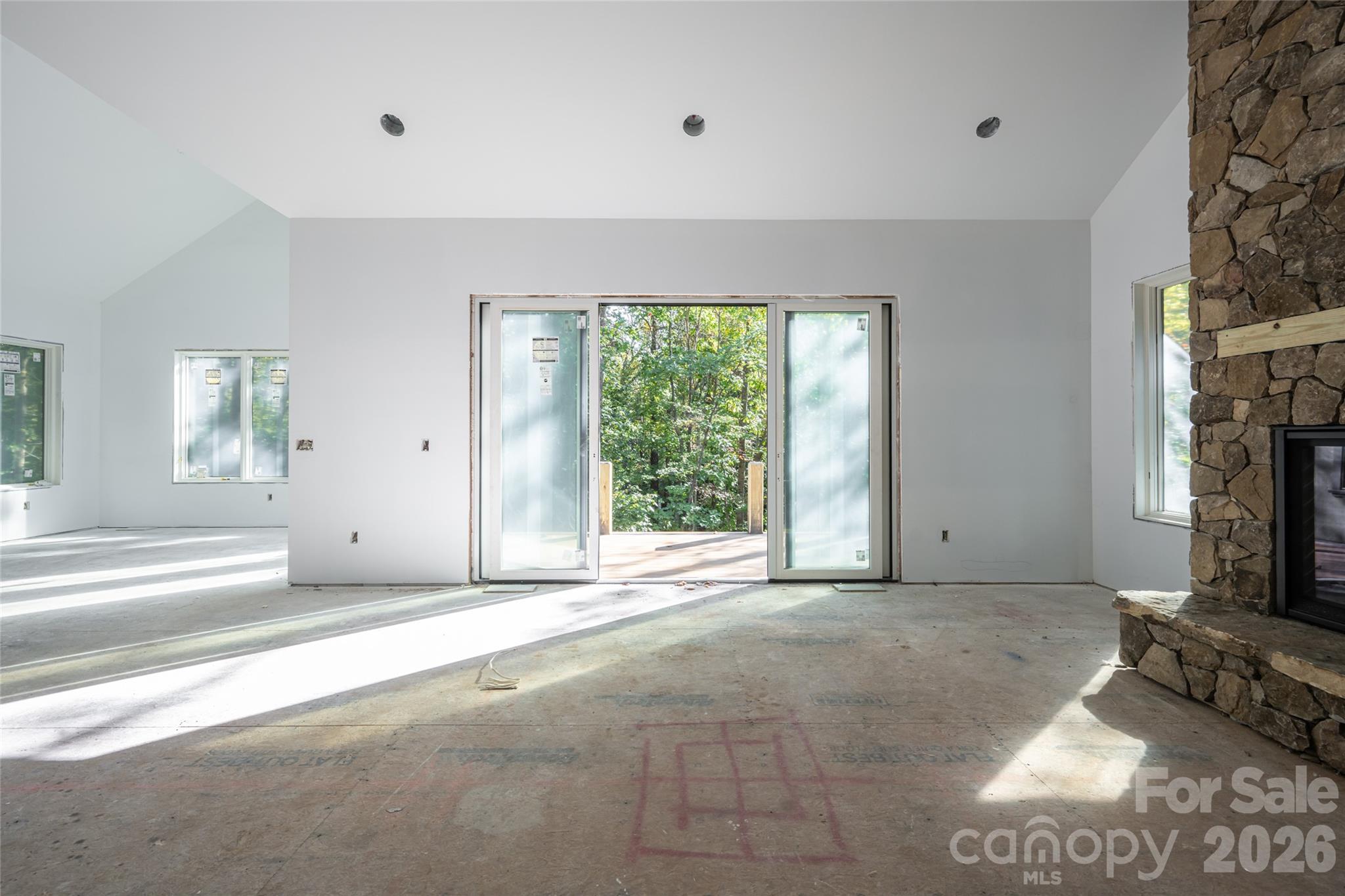 Living room view from foyer - 200 Bent Pine Trace, Hendersonville