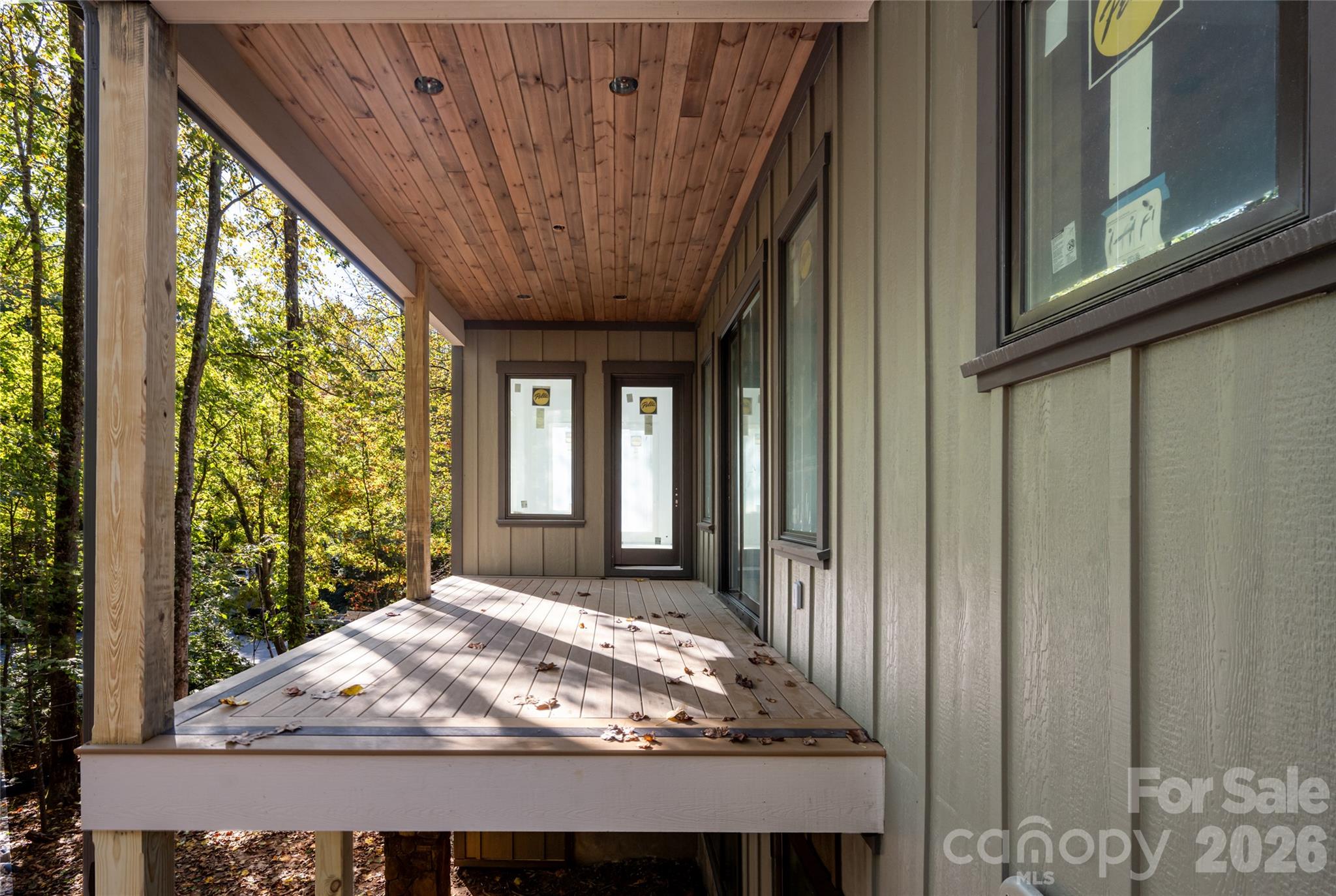 Covered deck off primary suite - 200 Bent Pine Trace, Hendersonville