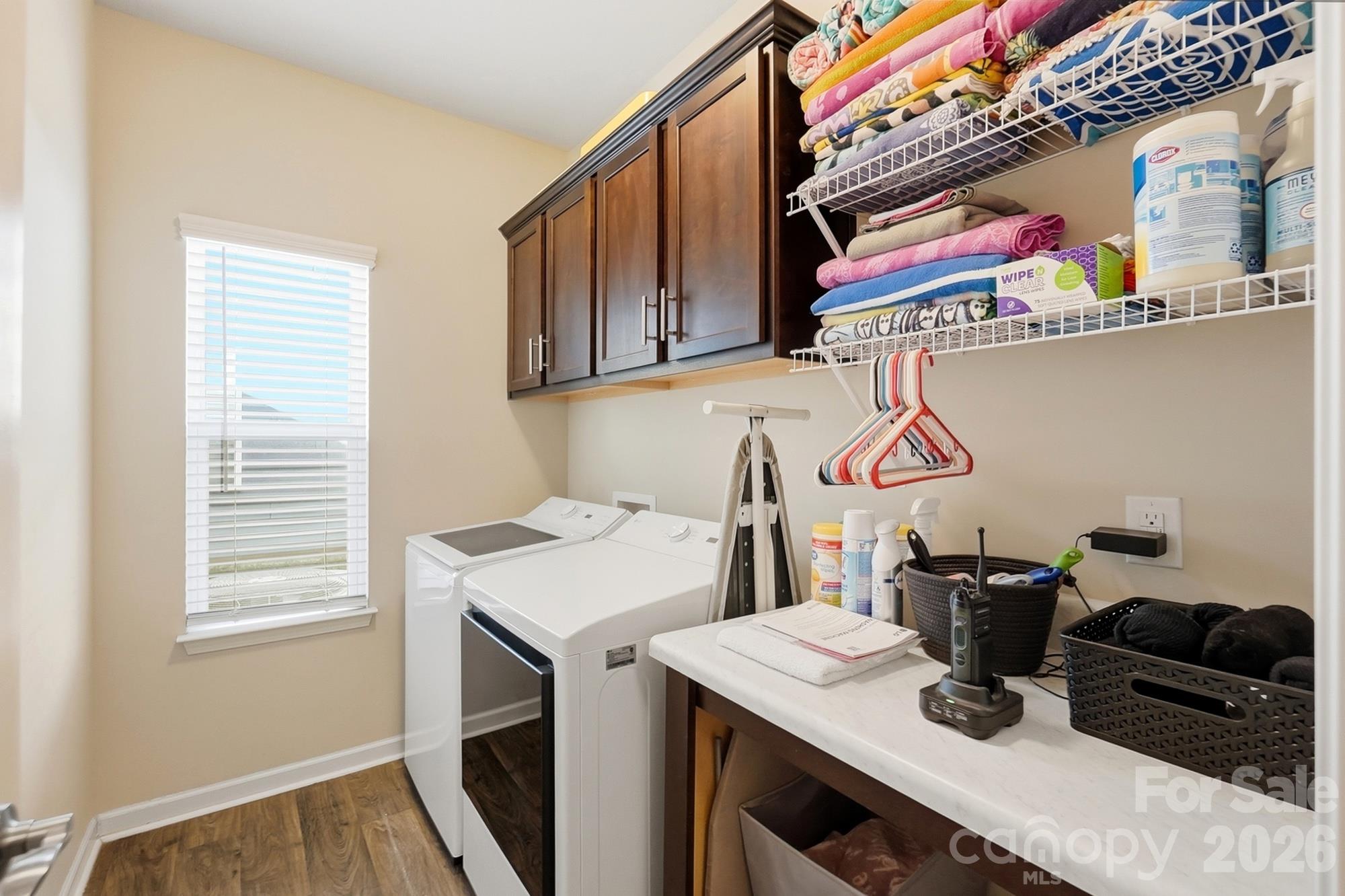 Laundry with folding area & storage - 4509 Bent Green Lane, Monroe
