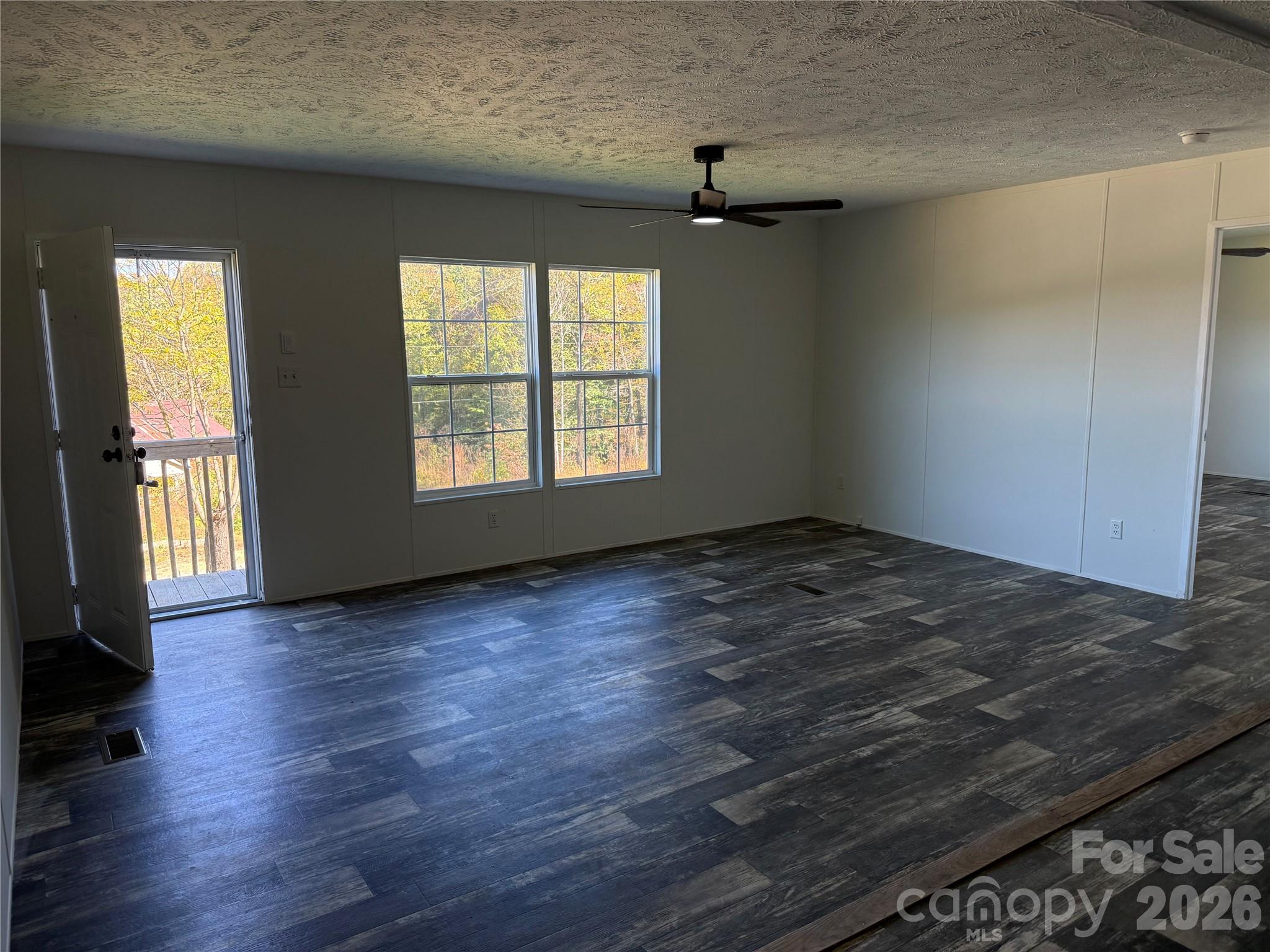 Living Room, inside the Front Door - 574 Hodges Creek Drive, Old Fort