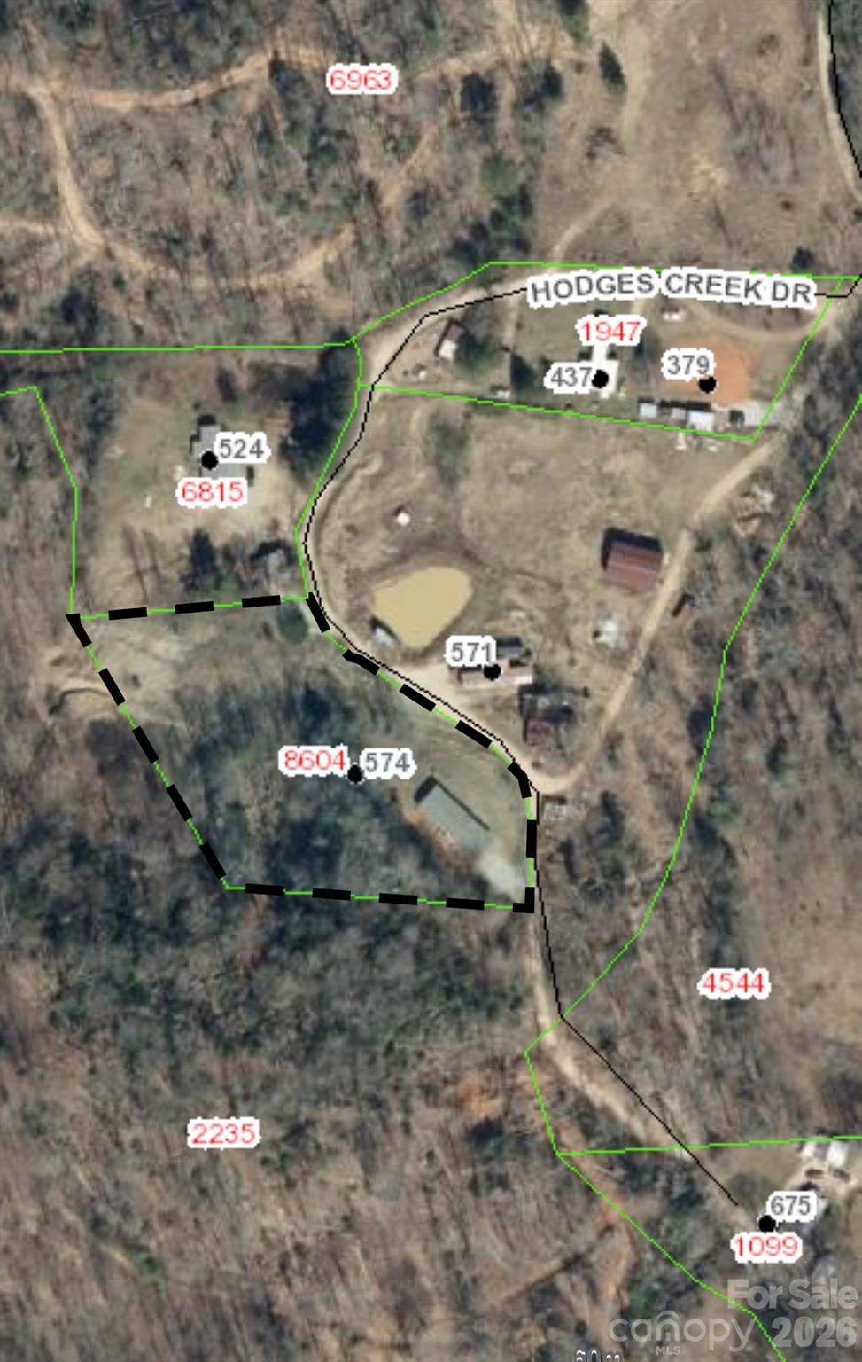 Gis Map - 574 Hodges Creek Drive, Old Fort