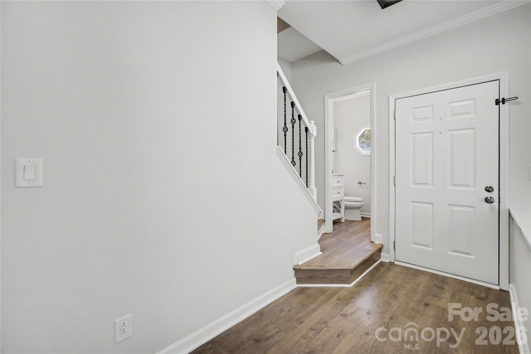 front door entry - 9732 Whitewood Trail, Charlotte