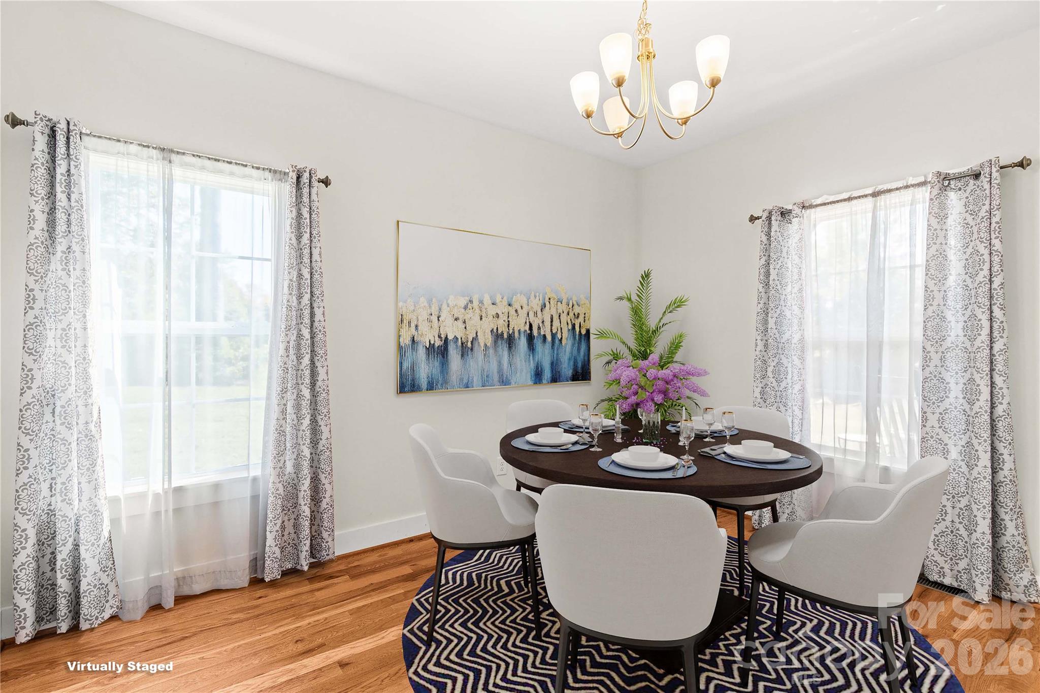 Dining room has office usage potential - 178 Nellwood Court, Mocksville