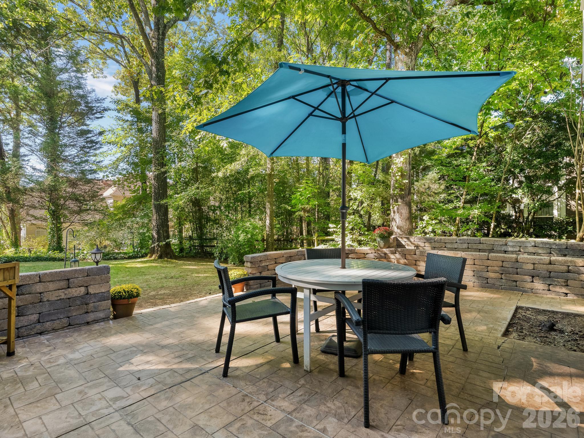 Rear Patio - 6705 Elmstone Drive, Charlotte