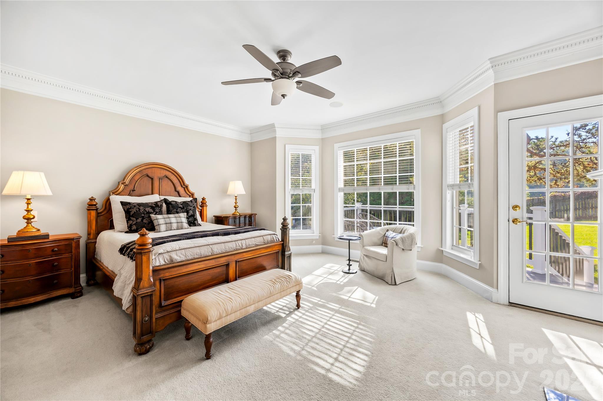 Main Level Primary Bedroom - 1410 Pine Needle Lane, Mooresville