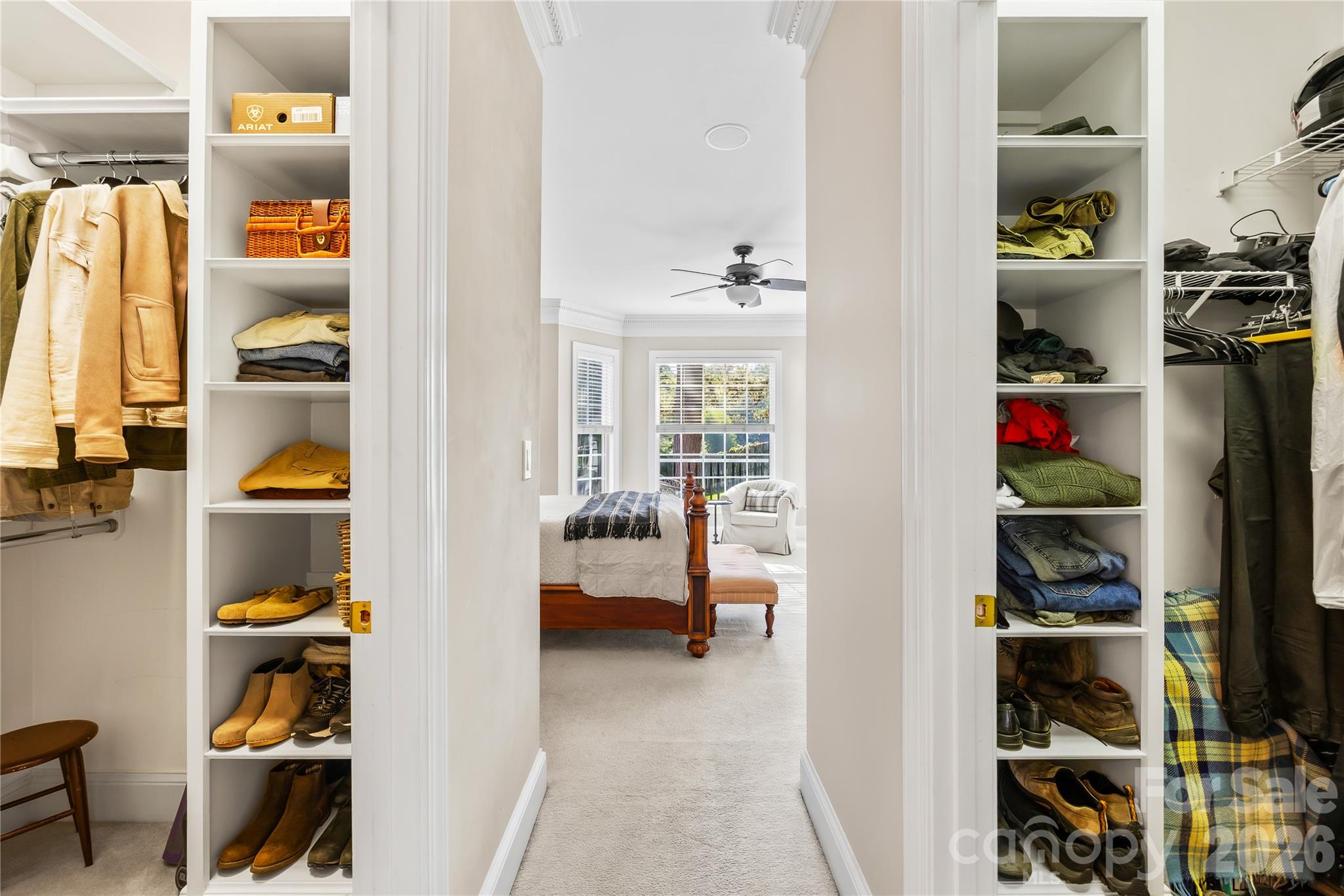 His and Hers Closets - 1410 Pine Needle Lane, Mooresville