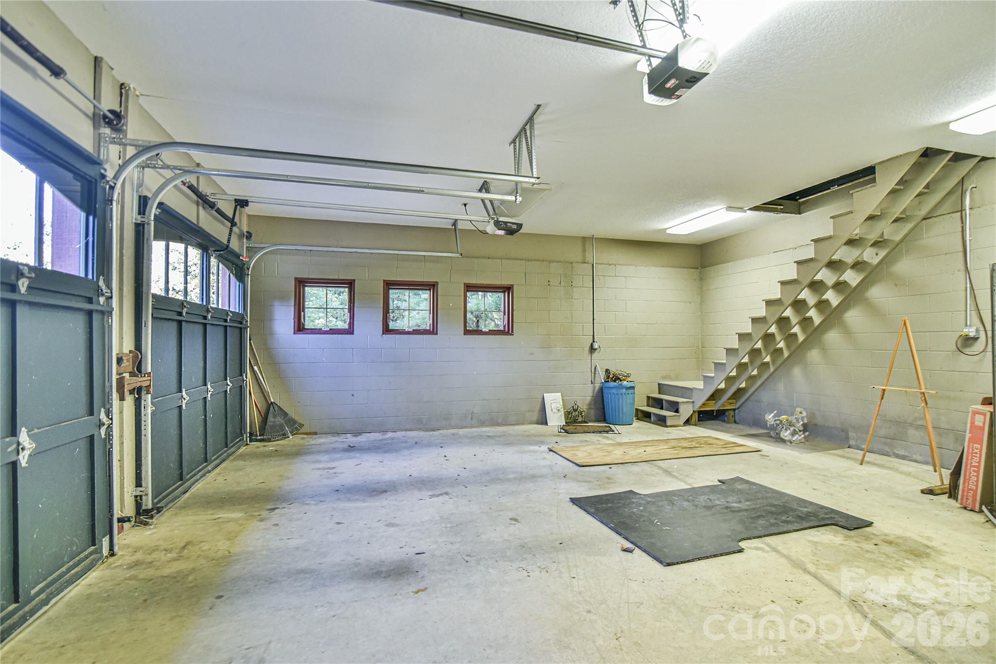 Plenty of room for cars, storage, and work space. - 39 Oak Hollow Drive, Asheville