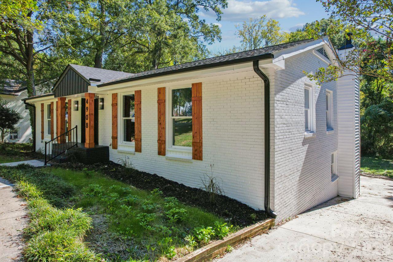 Side of House and Driveway - 4908 Zephyr Lane, Charlotte