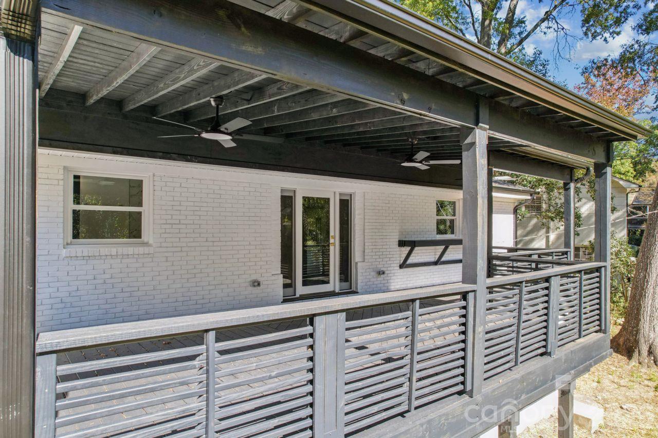 Deck off of main living area - 4908 Zephyr Lane, Charlotte