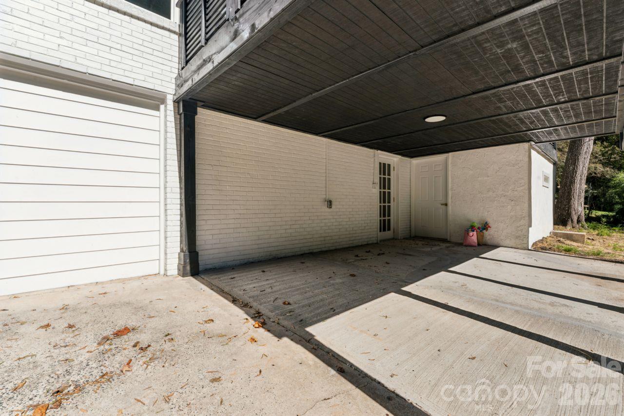 Patio and Workshop off of basement - 4908 Zephyr Lane, Charlotte