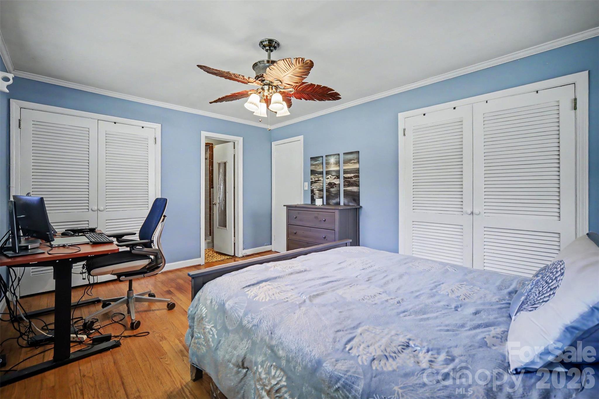 Primary Bedroom with dual closets - 1620 Forest Lake Drive, Rock Hill