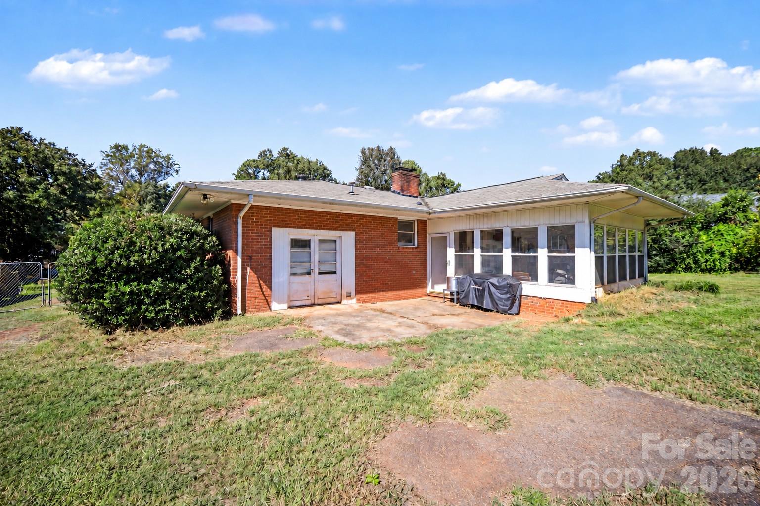 Fenced back yard with gates on both sides of home. - 1620 Forest Lake Drive, Rock Hill
