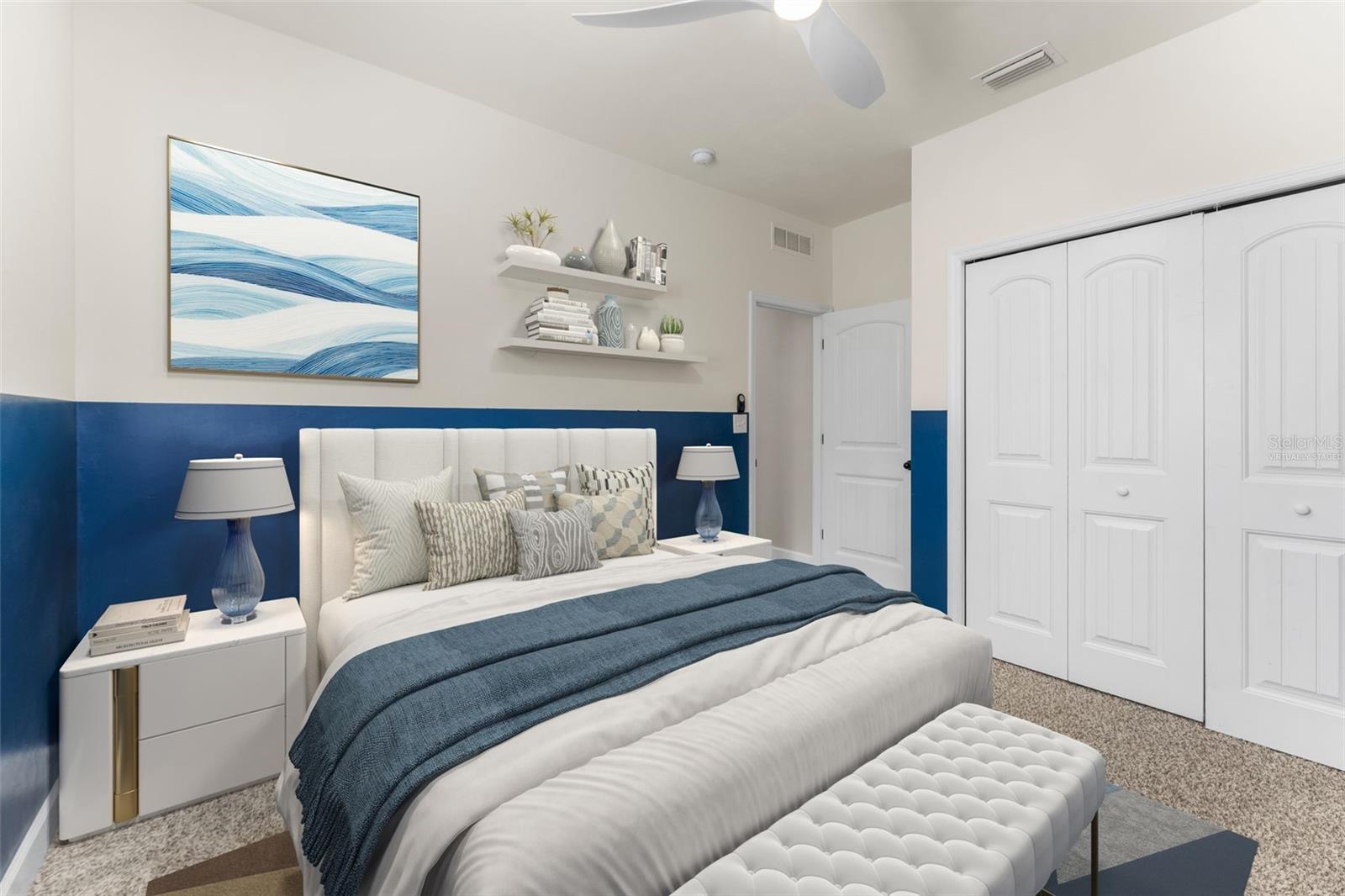 Bedroom 4 (virtually staged) - 8499 NE 8TH PL, HIGH SPRINGS