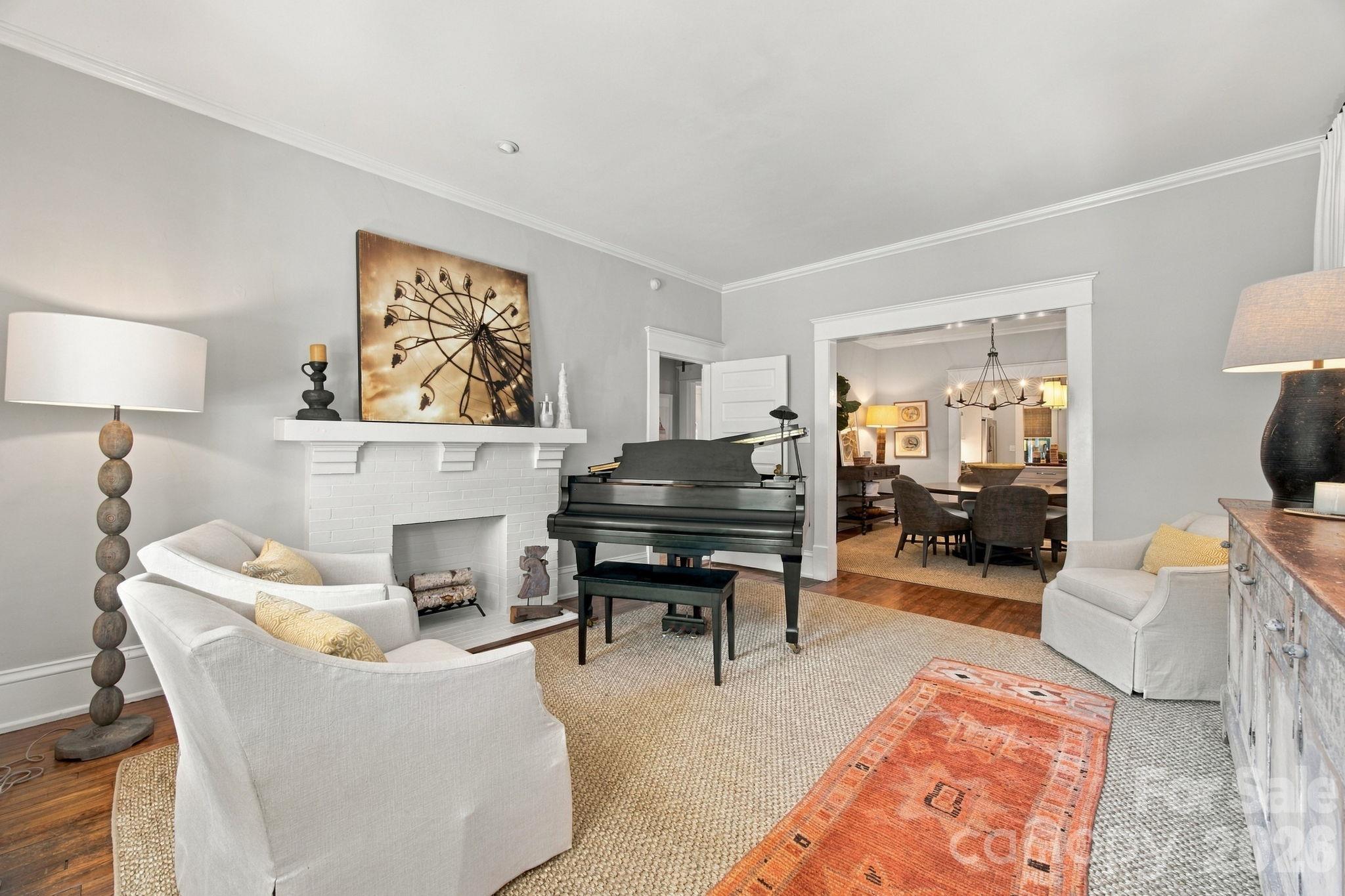 Living room - 1912 Park Road, Charlotte