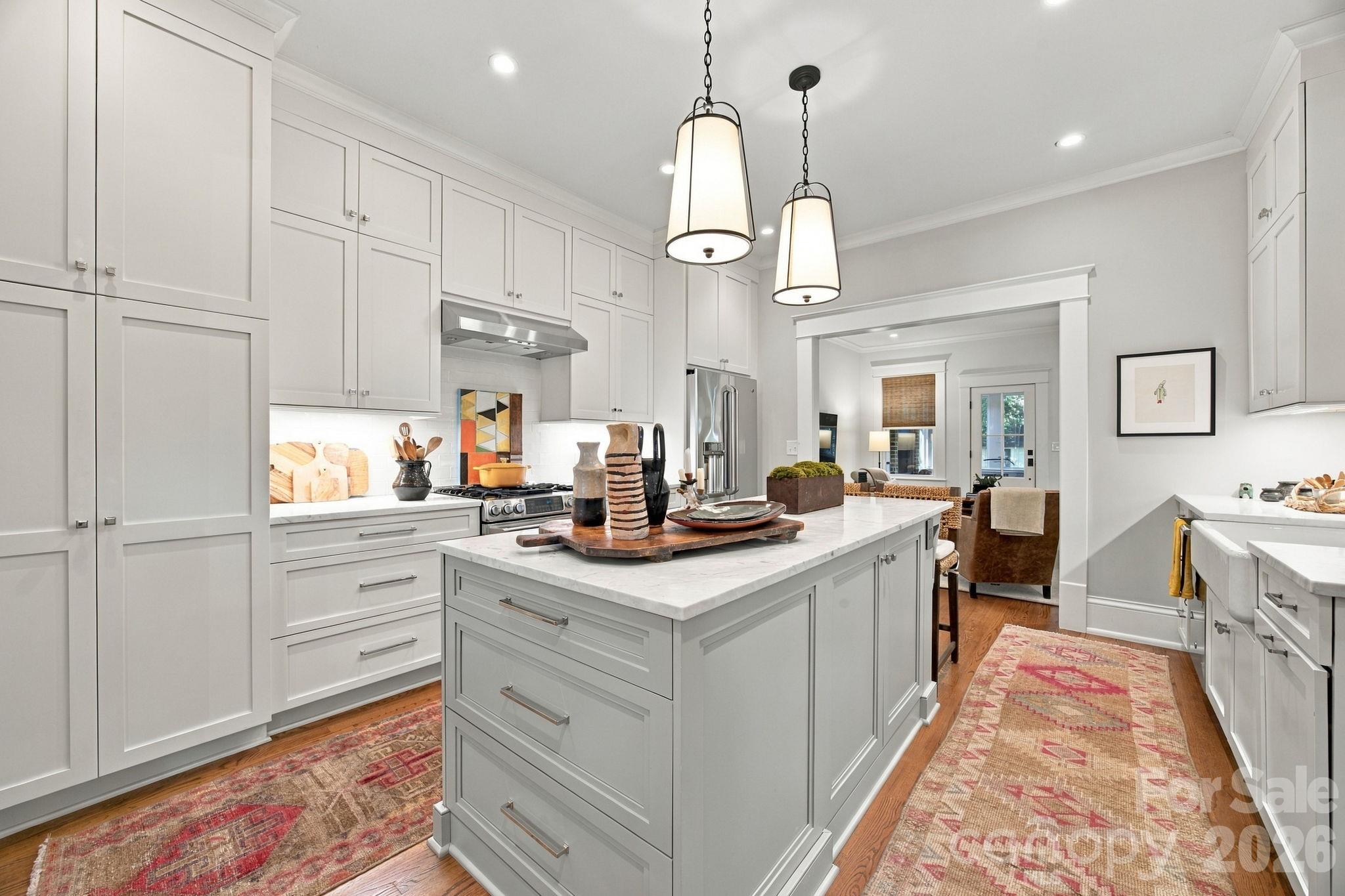 Kitchen with storage - 1912 Park Road, Charlotte