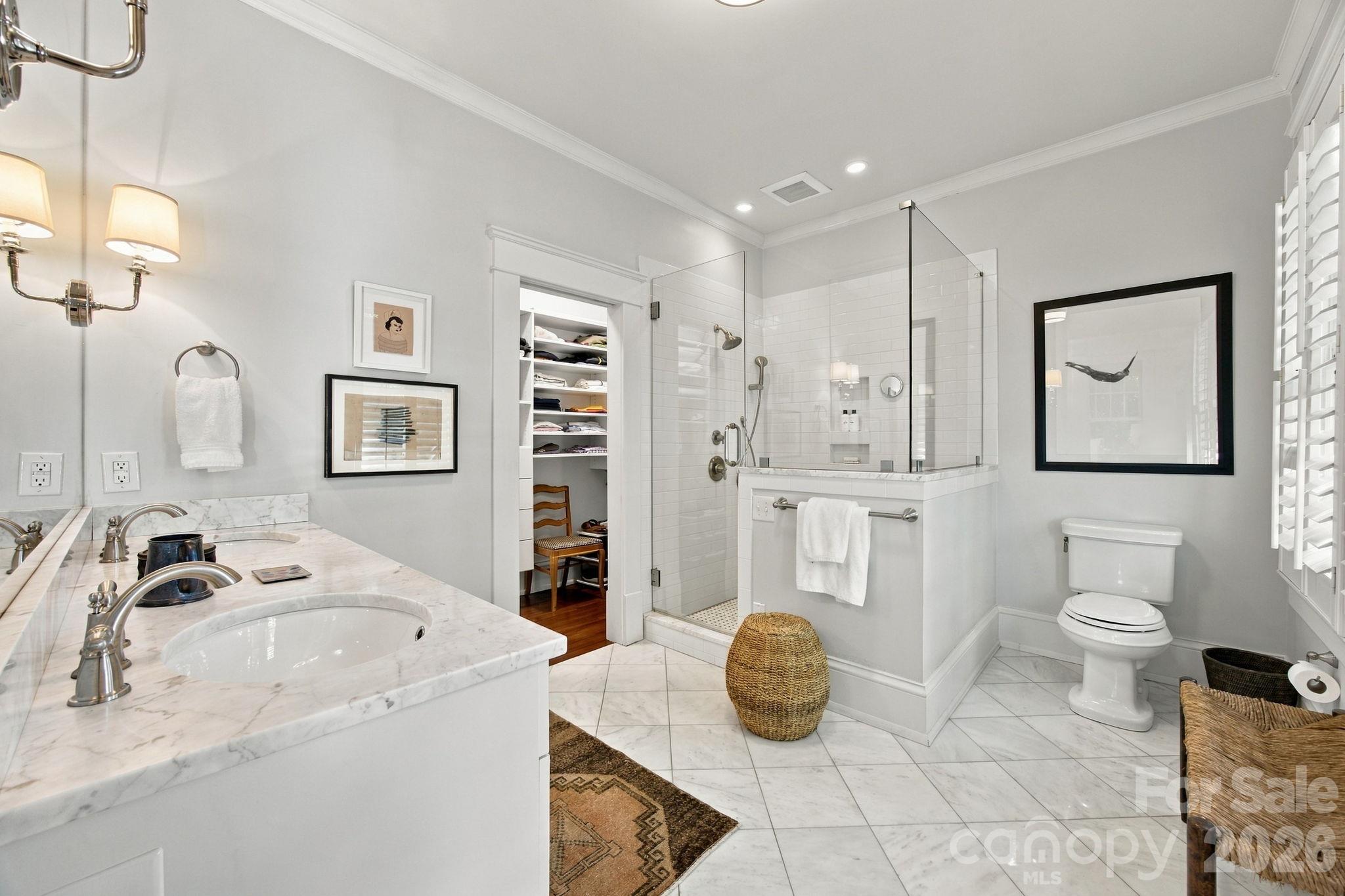 Primary full bath - 1912 Park Road, Charlotte