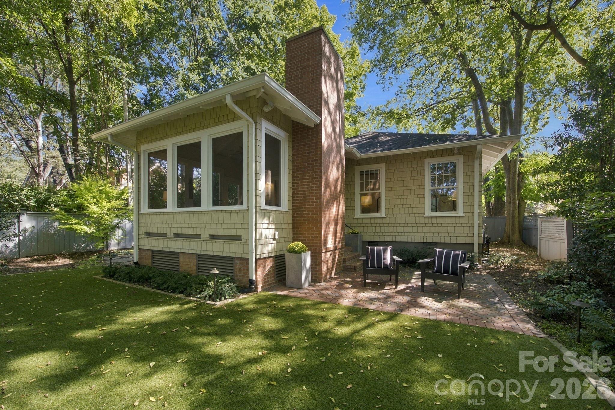 Rear covered porch - 1912 Park Road, Charlotte