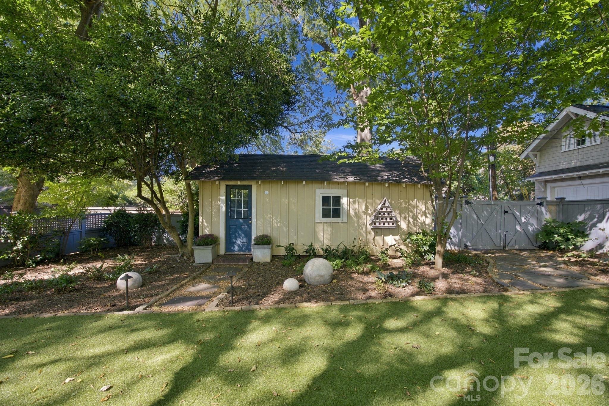 Charming shed with electricity at back of property with alley access - 1912 Park Road, Charlotte