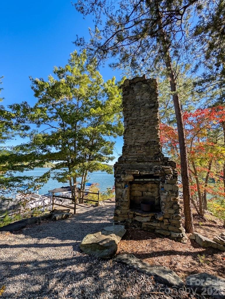 Old Boys Camp chimney - 0 E Wilderness Road, Lake Lure