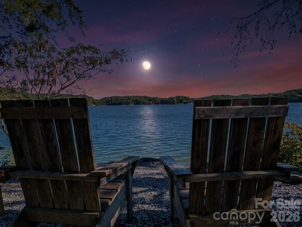 Moonlight over the lake. - 0 E Wilderness Road, Lake Lure