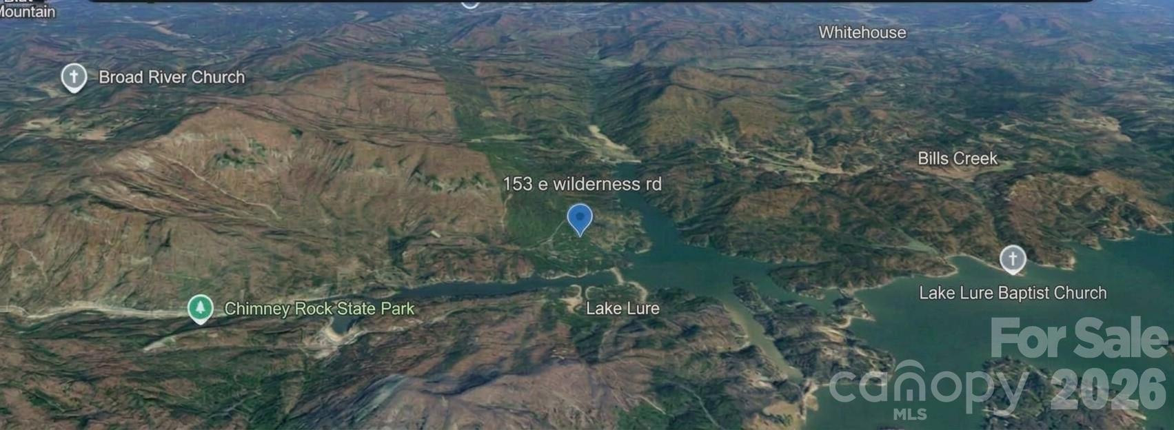 Google Earth - 0 E Wilderness Road, Lake Lure