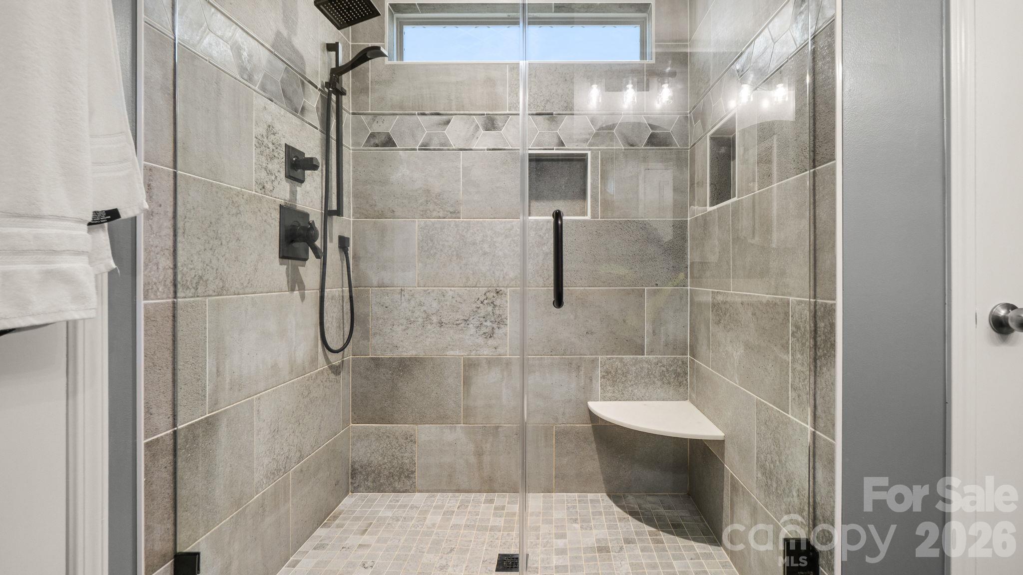 Stunning primary ensuite shower - 1232 New River Drive, Concord