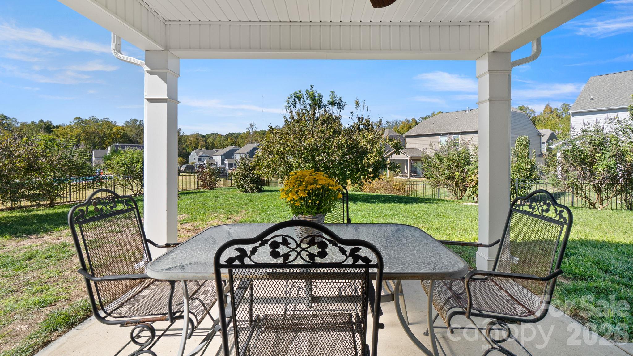 Welcome to the lush, fully fenced backyard! - 1232 New River Drive, Concord