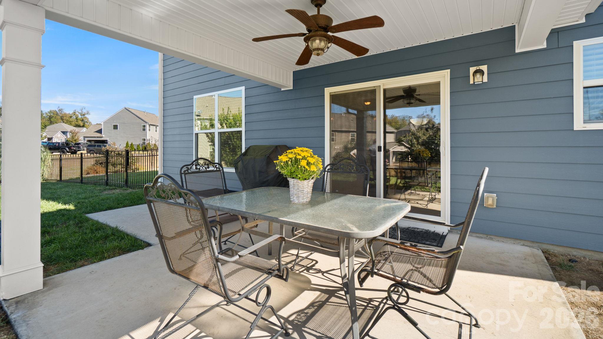 Fantastic covered back porch - 1232 New River Drive, Concord