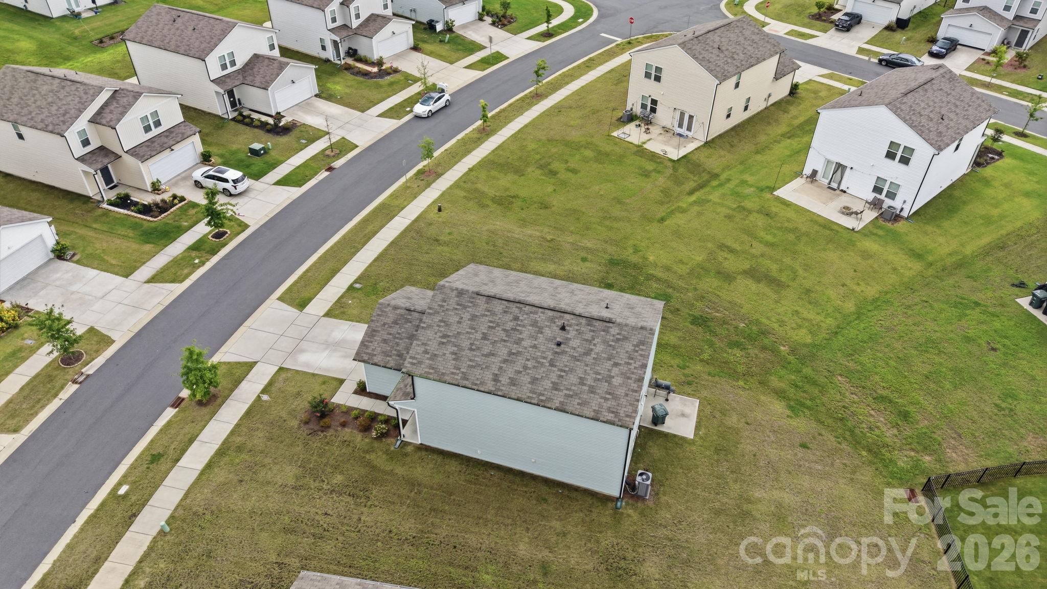Bird's eye view of the right-hand side of the Home. - 3082 Bell Spur Avenue SW, Concord