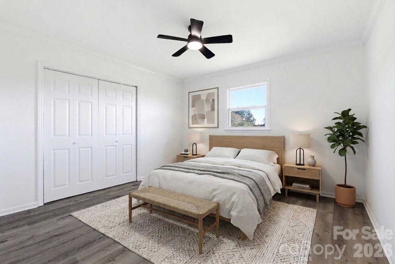Bedroom 1 Virtually Stage - 2859 Toney Road, Lawndale