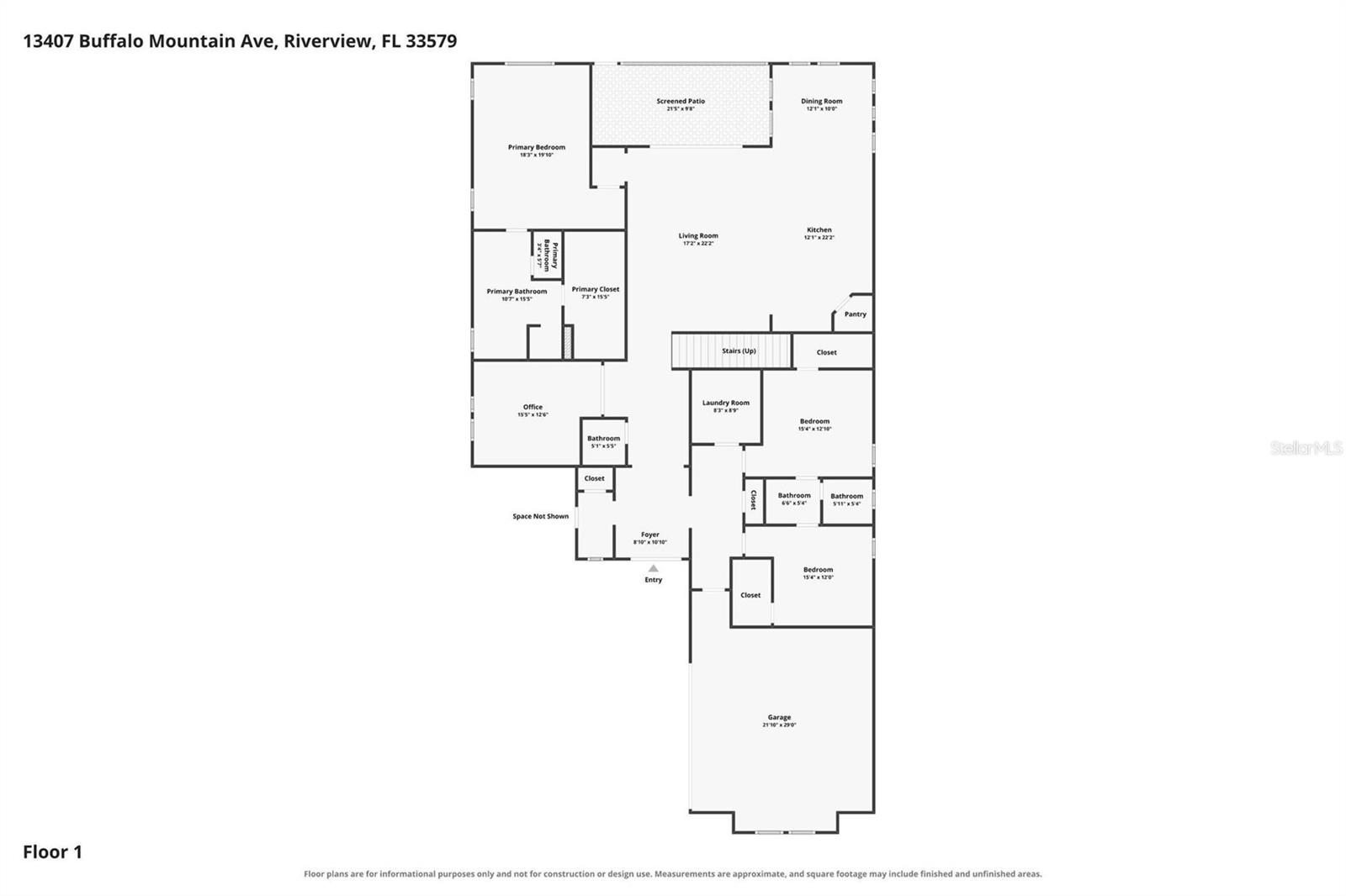 Single Family Residence at 13407 BUFFALO MOUNTAIN AVE, RIVERVIEW, photo 39 of 40
