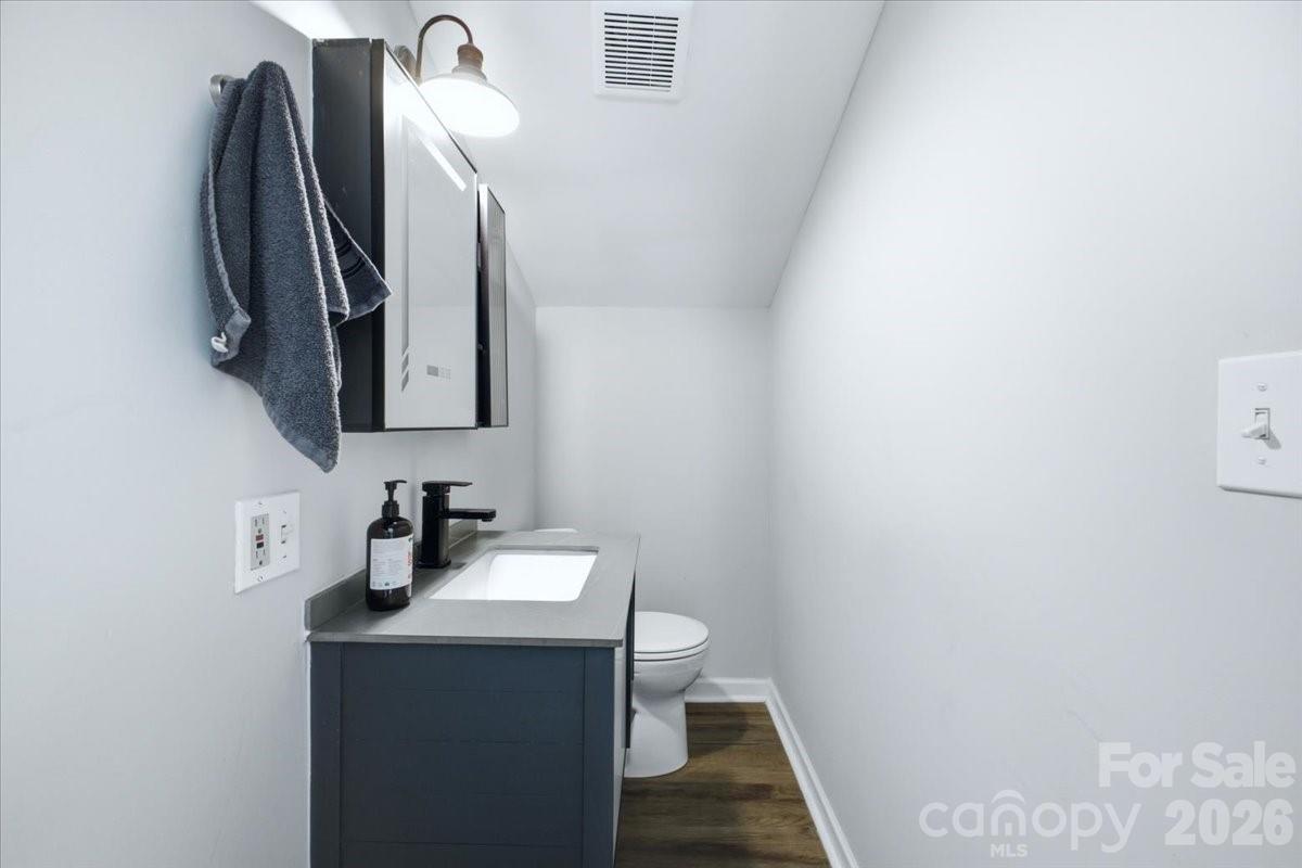 half bath off the kitchen - 2521 Alleghany Street, Charlotte