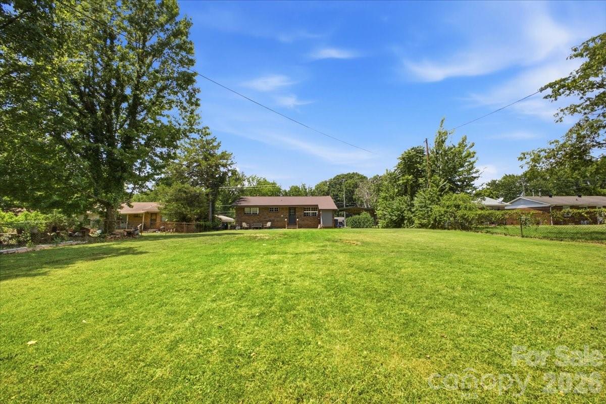 large fenced in backyard! - 2521 Alleghany Street, Charlotte