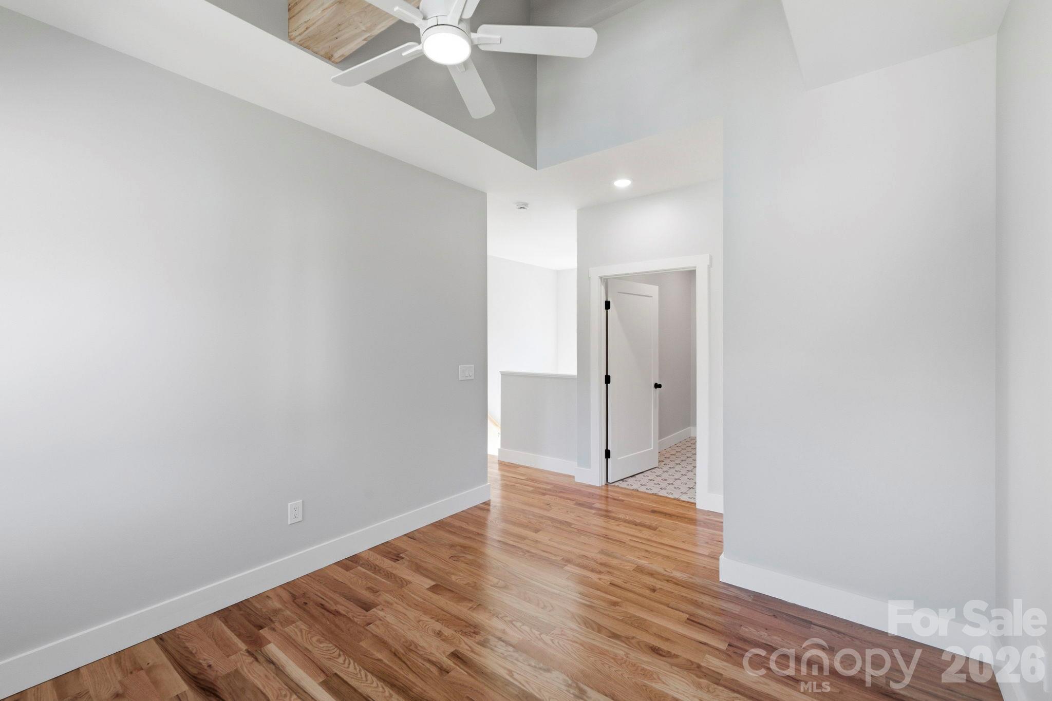 View of the laundry room from the bonus room - 20 Laurel Loop, Asheville