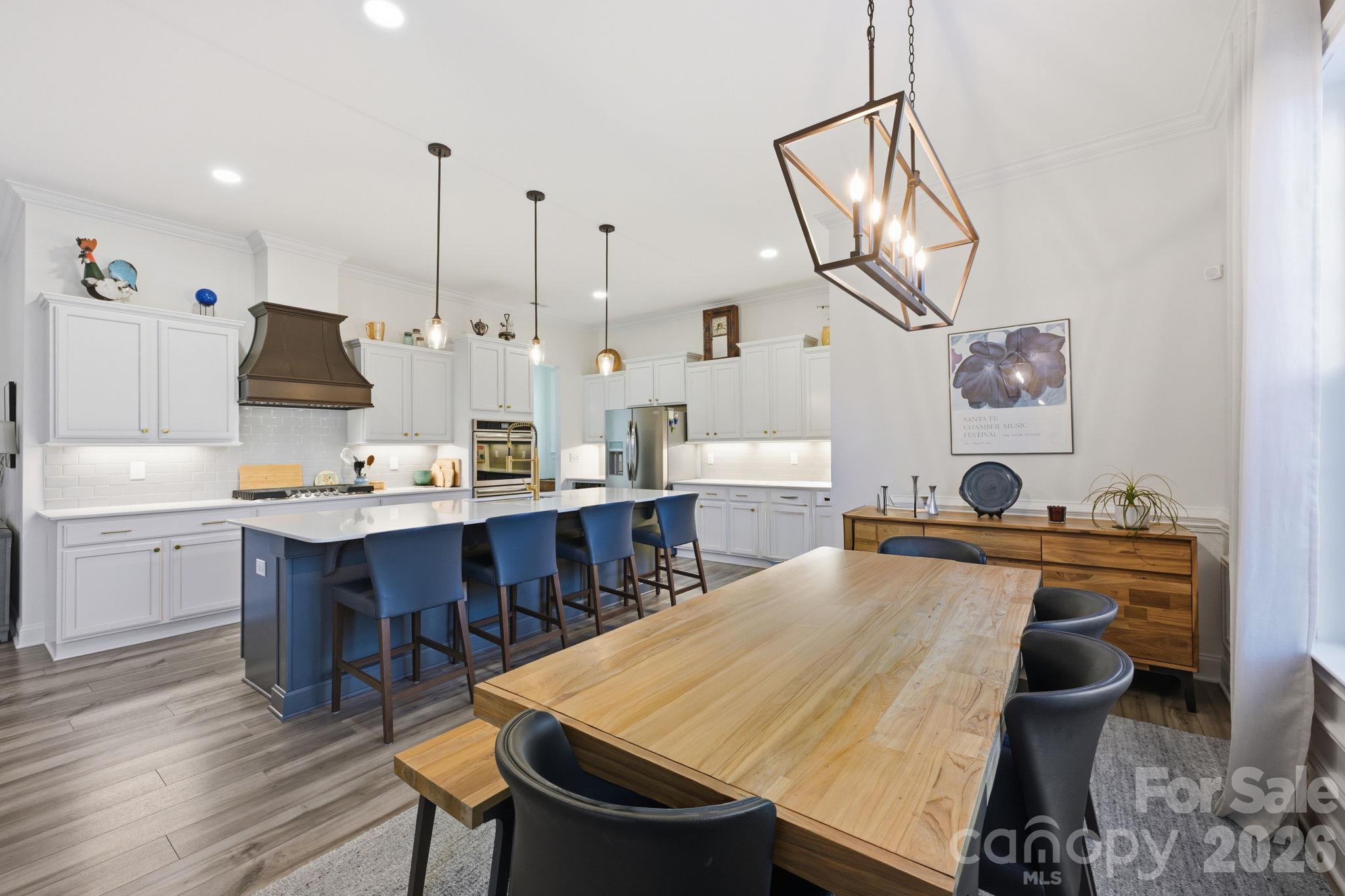 Wired under cabinet lighting brings a soft glow - 4025 Pollock View, Mount Holly