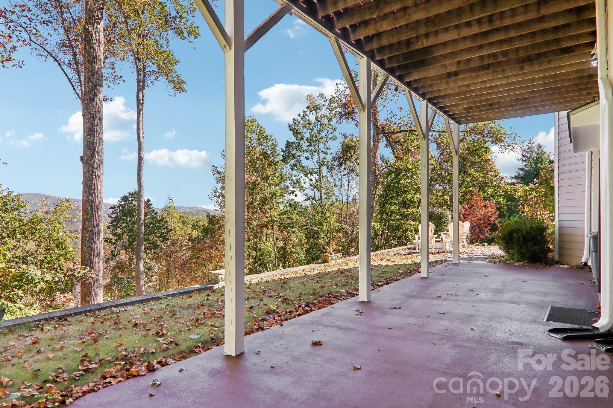 Patio on lower level. - 16 Hobe Crest, Hendersonville