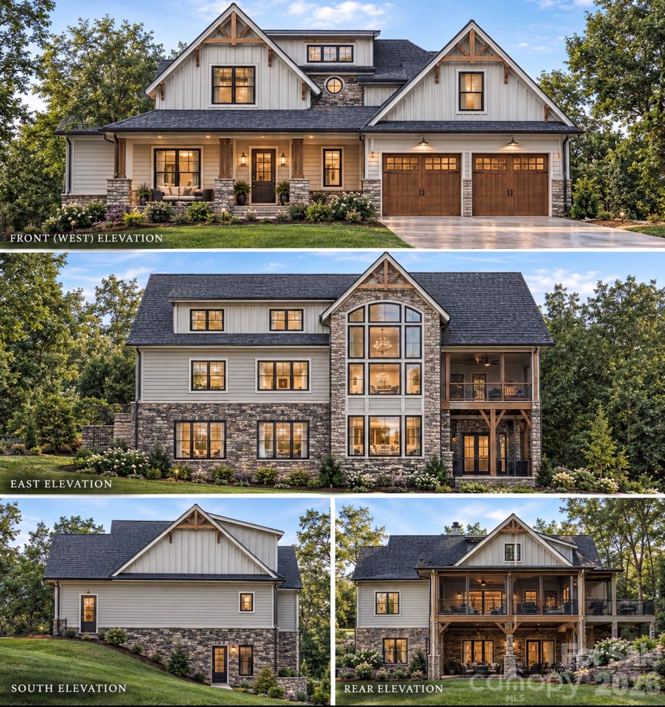 AI renderings of house plans - 6428 Huntington Lane, Conover