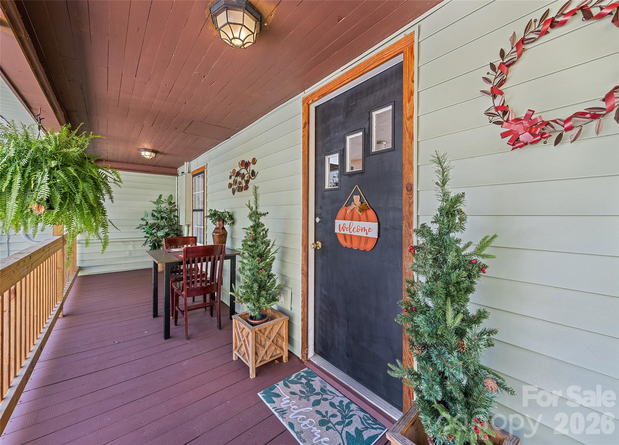 Inviting Front Porch - 179 Jonathan Creek Road, Waynesville