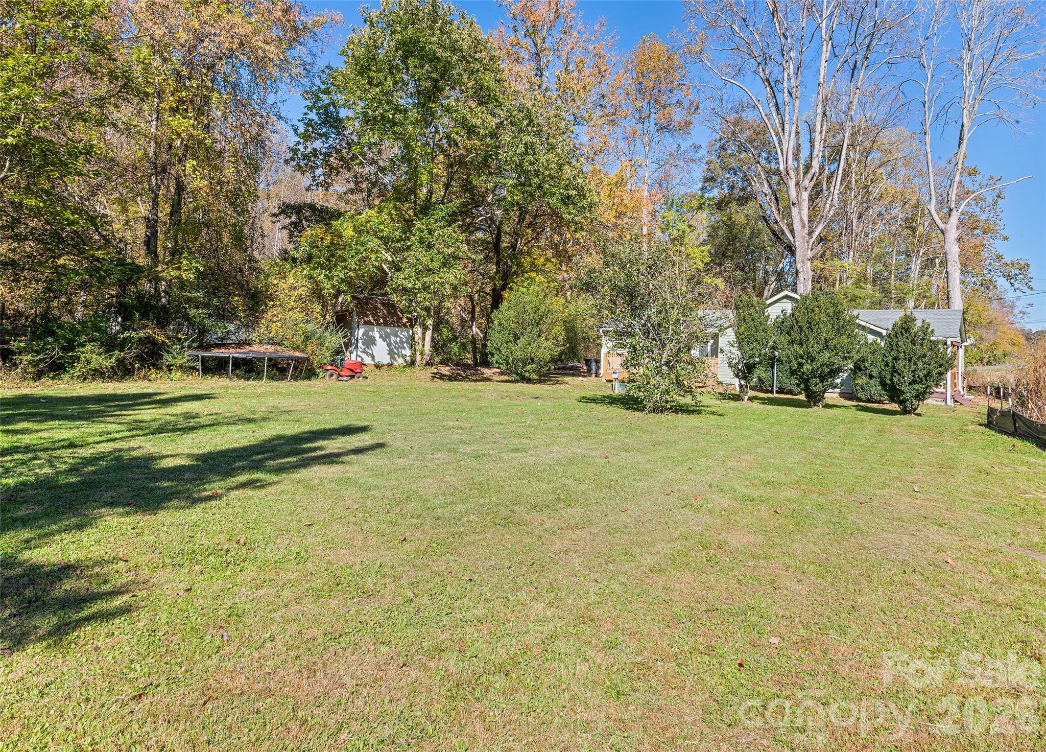 Level Back Yard - 179 Jonathan Creek Road, Waynesville