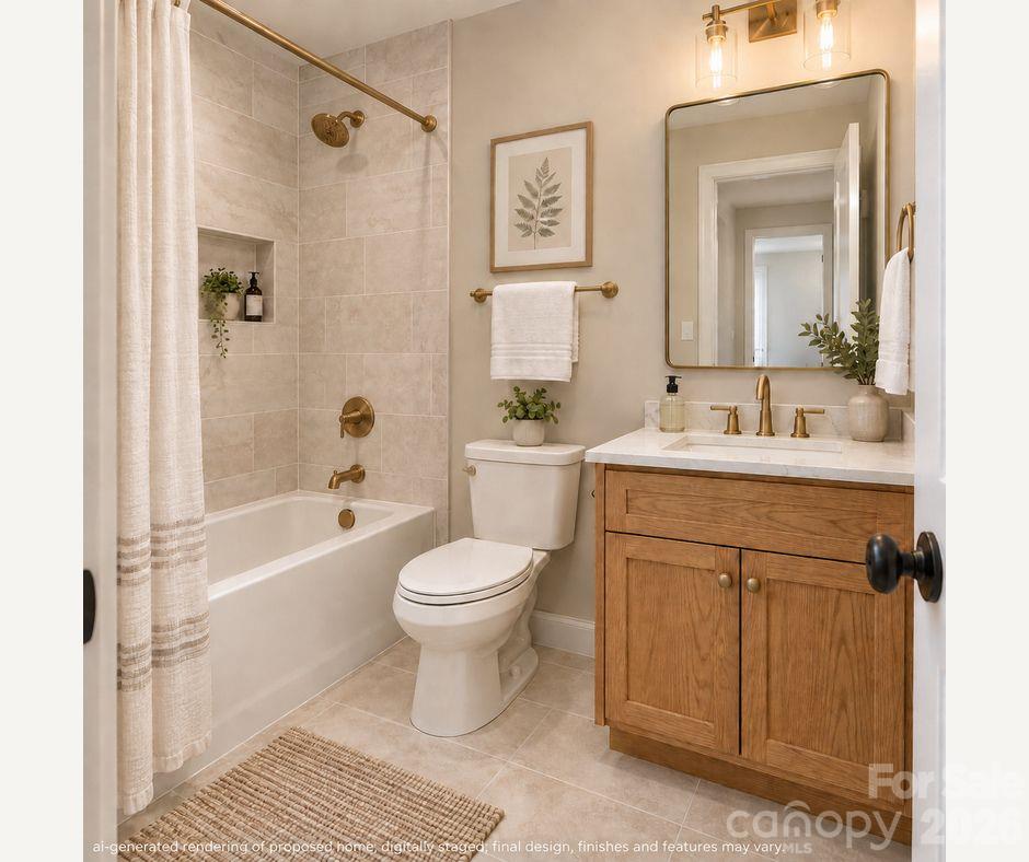 These images were digitally created from the floor plan to illustrate what the builder plans to build. They are visualizations only; final construction details, finishes, and features may vary. - 00 Union Heights Court, Vale