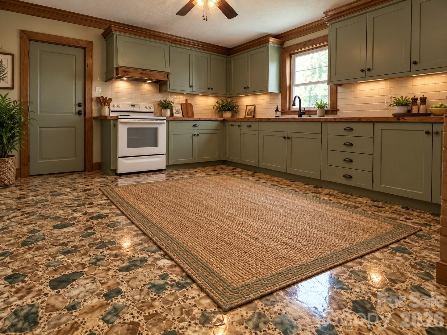 AI generated possibilities for the kitchen. - 727 Ed Hamrick Road, Shelby