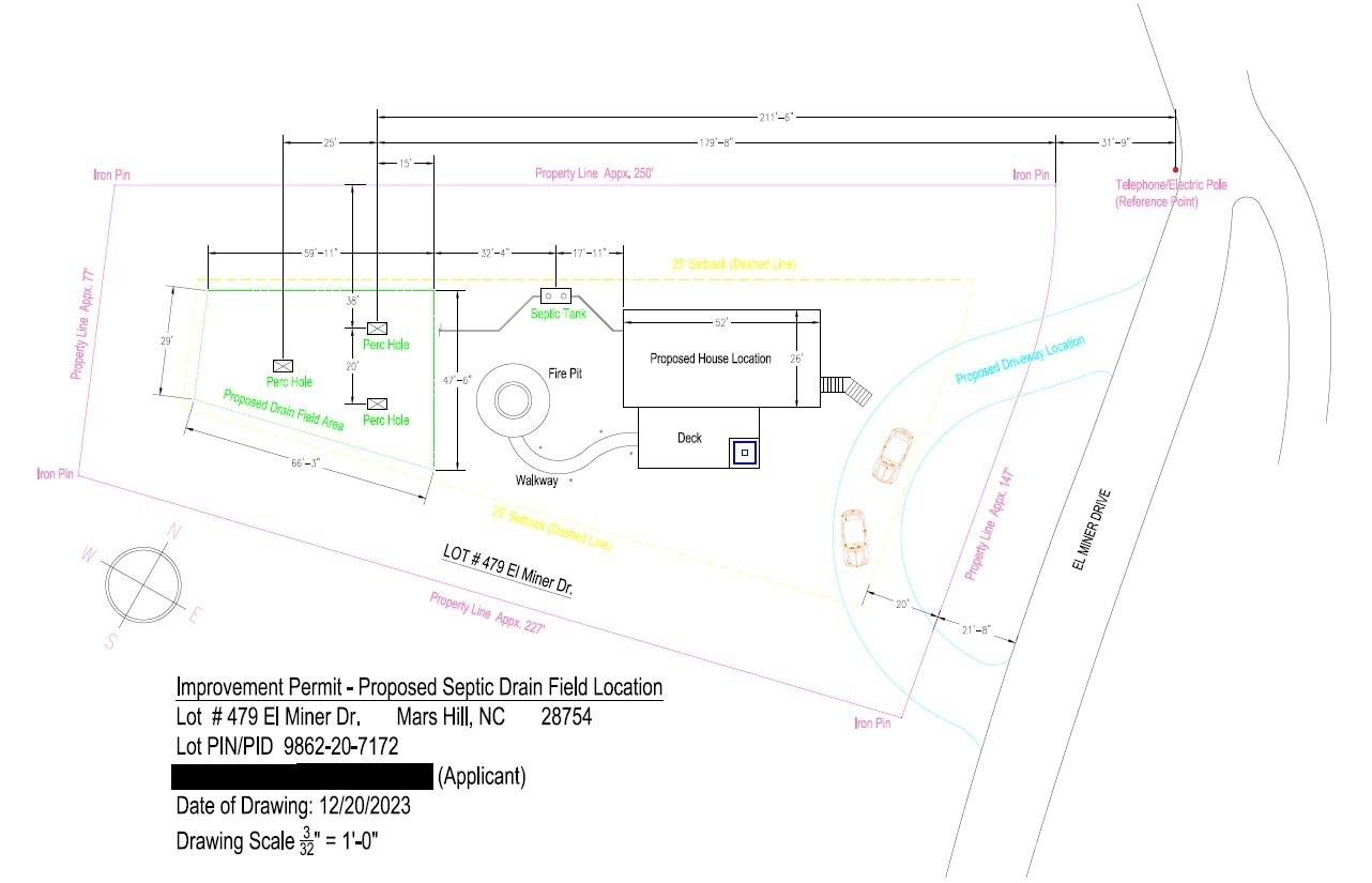 Septic Plan - 000 El Miner Drive, Mars Hill