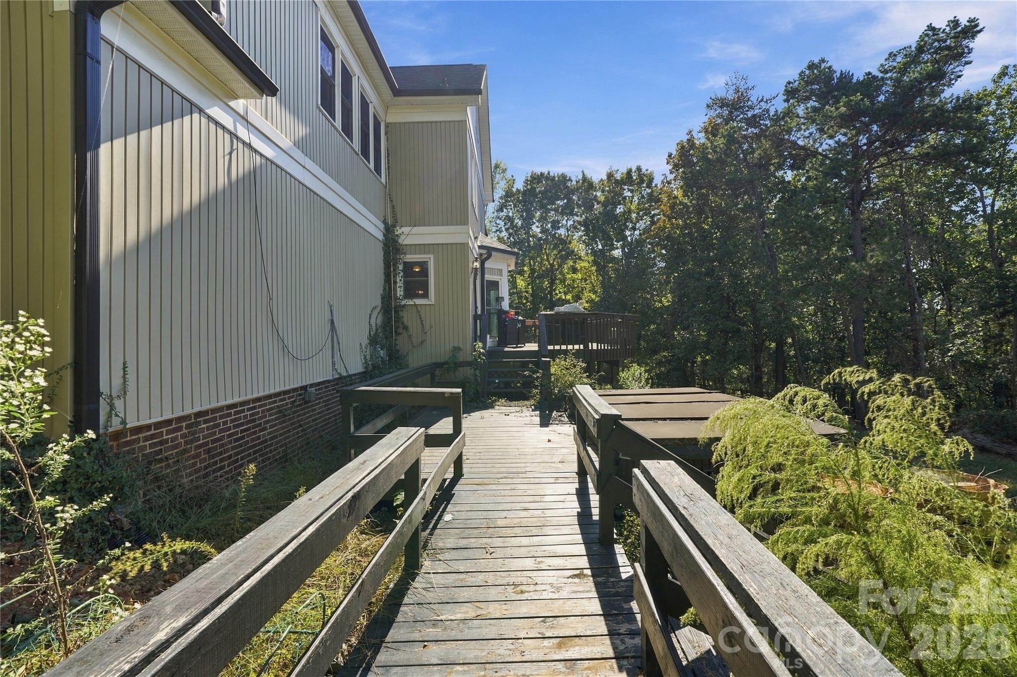 Rear Deck with Lap Pool - 9327 Willowglen Trail, Charlotte