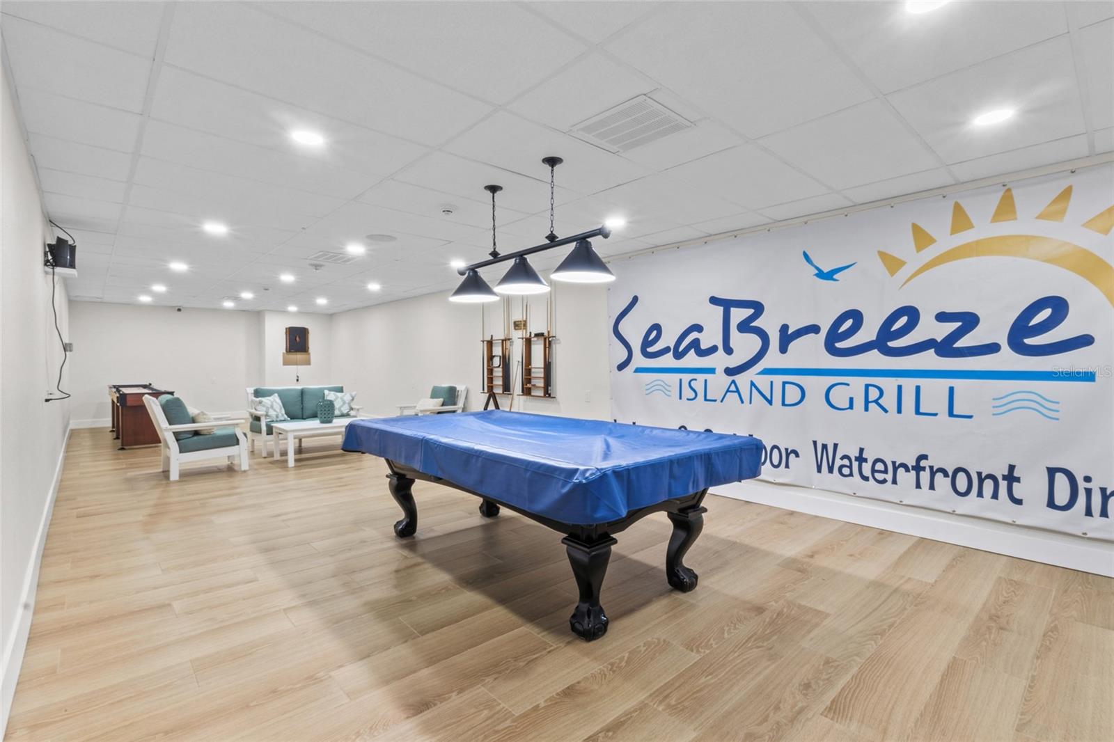 pool table - 17920 GULF BLVD #302, REDINGTON SHORES