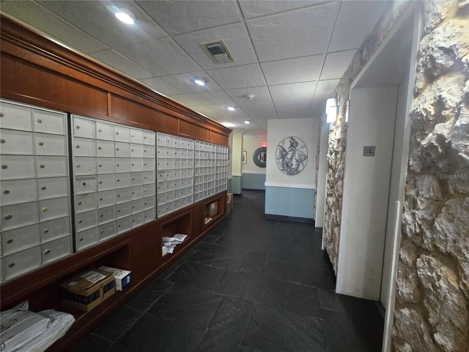 Lobby and mailboxes - 17920 GULF BLVD #302, REDINGTON SHORES